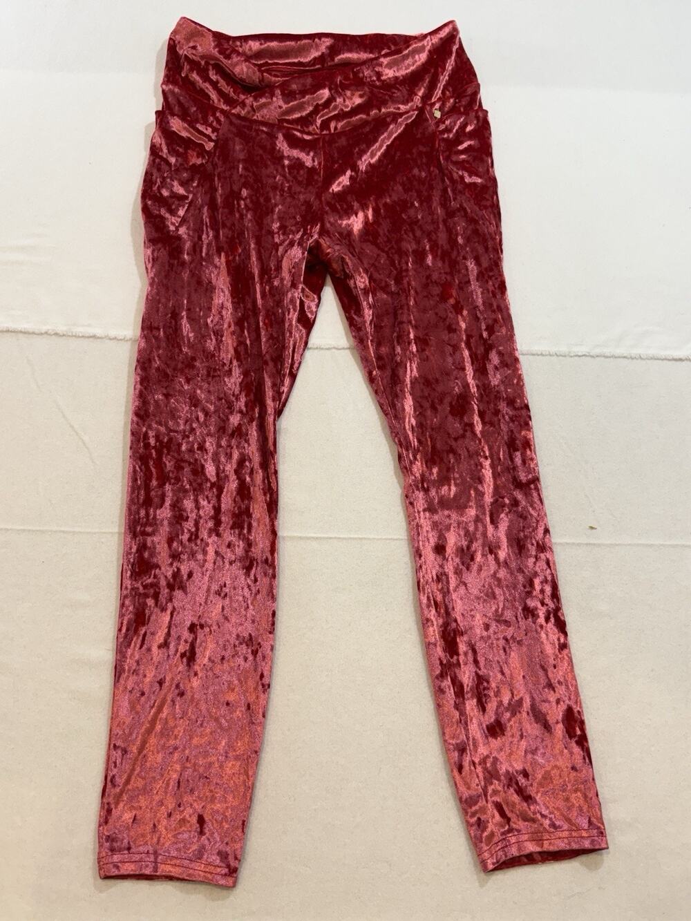 FABLETICS | Women’s Crushed Velvet Legging Size XL Black crossover